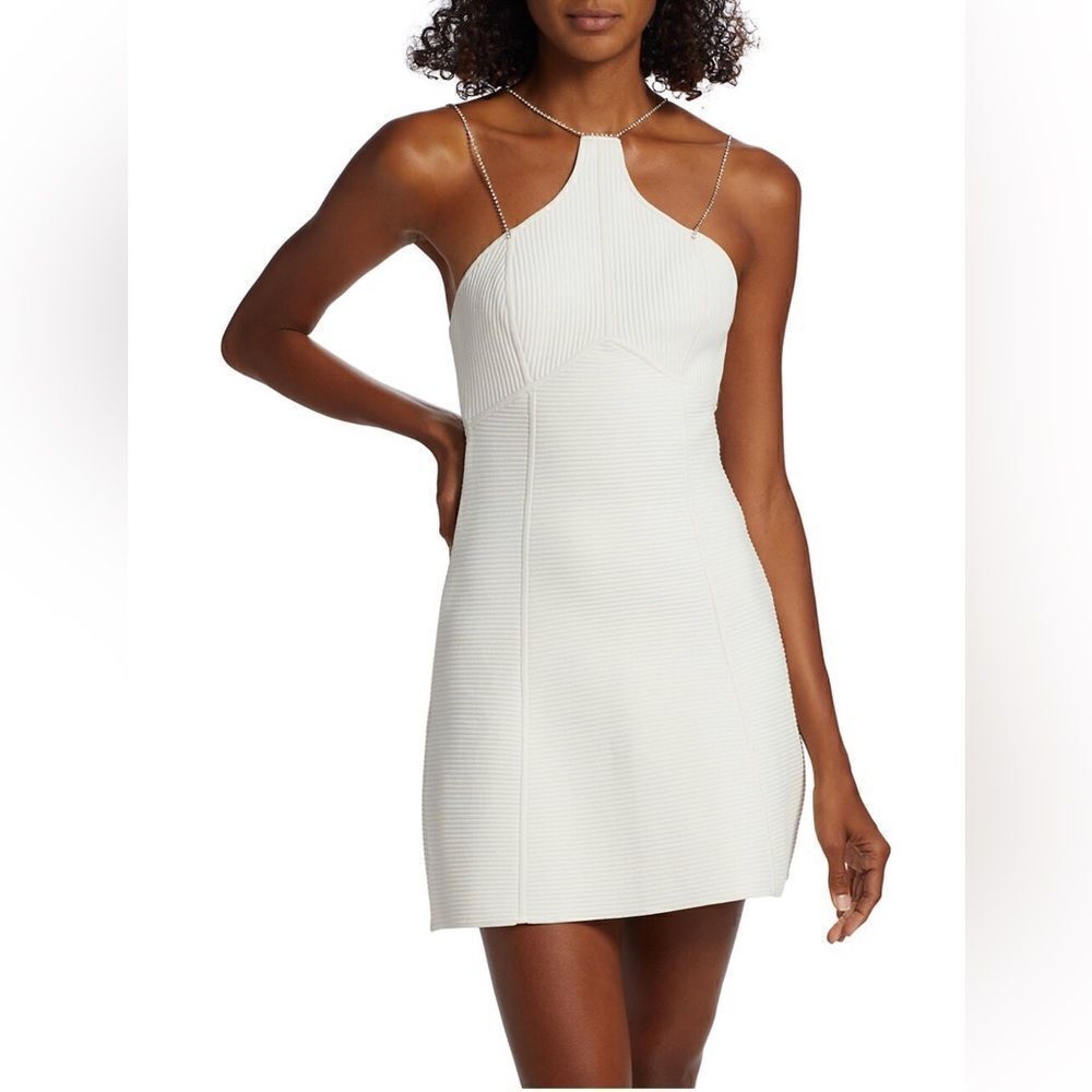 Herve Leger Ottoman-Knit Minidress size S